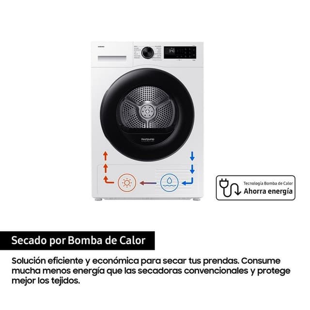 Detalle 2 de Samsung DV90DG52A0AEEC secadora 9 kg
