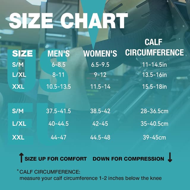 Detalle de SONORAN 2 Paar Kompressionsstrümpfe Klasse 2 (L/XL) – V-Kompression für Running, Reisen und Sport