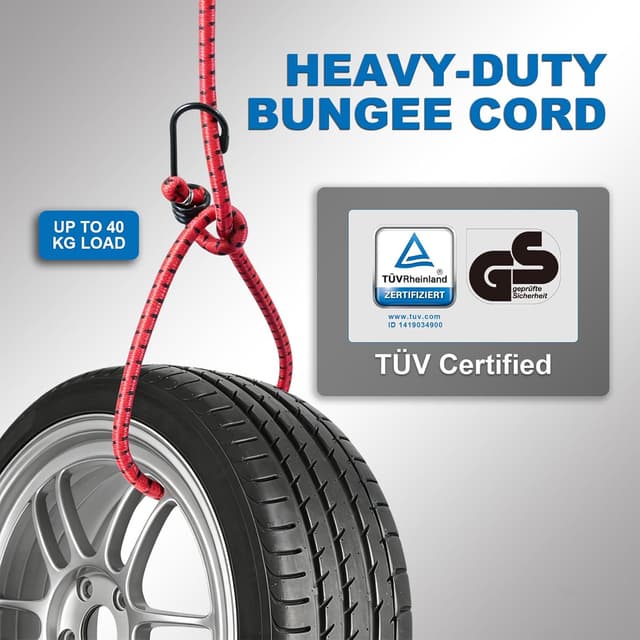 Detalle 1 de BULLITT Bungee Cords kit 12 pack