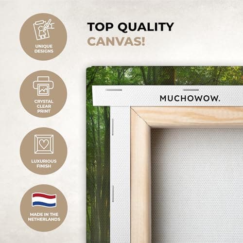 Detalle 2 de MuchoWow Impression toile 30x40 cm ForĂȘt đš
