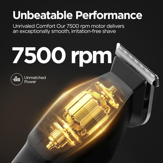 Detalle 2 de Yineel HC600 Beard Trimmer: All-in-One Grooming Kit 📏🪒