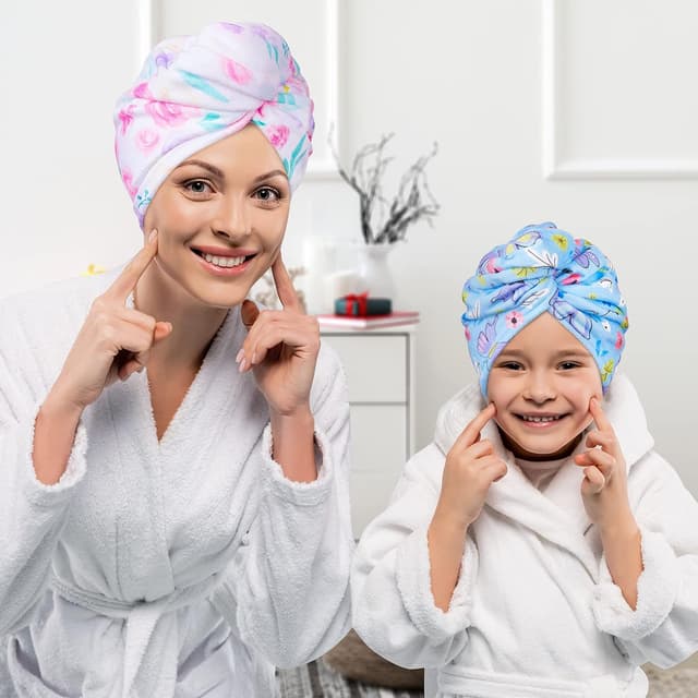 Thumbnail 1 de Basumee Microfiber Hair Towel Wrap 23.9 in