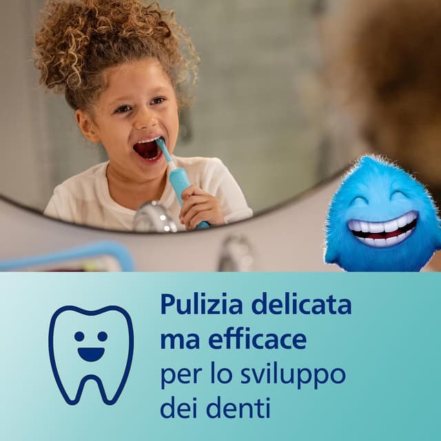 Detalle 2 de Philips Sonicare For Kids HX6352/42 spazzolino elettrico 🪥
