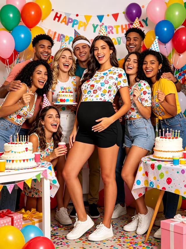 Detalle de fitglam Women’s Maternity Shorts Over Belly with Pockets (Cotton/Spandex)