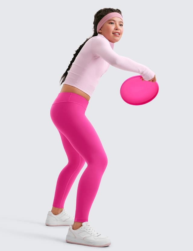 Detalle 2 de Leggings atletici CRZ YOGA Butterluxe a vita alta per ragazze, lunghezza intera