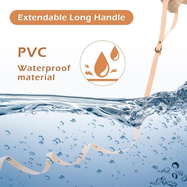 Detalle 2 de Wisedog Schleppleine für Hunde (Übungsleine), wasserabweisend, 3 m, beige