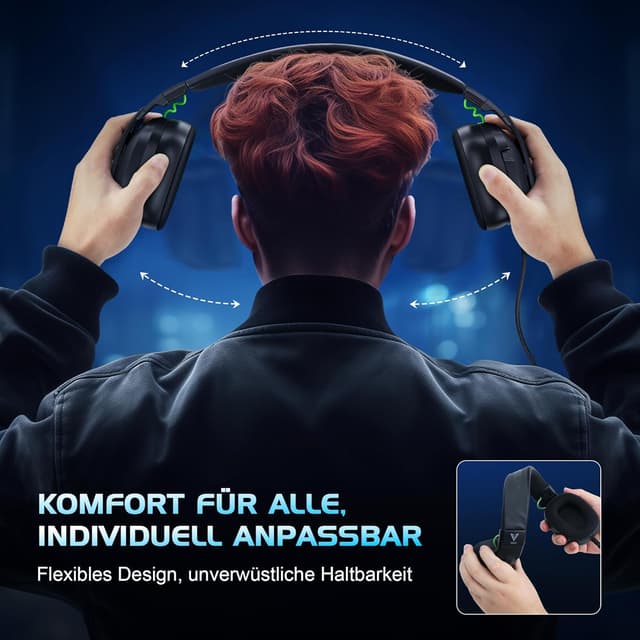 Thumbnail 4 de Vakedy HW11 Gaming Headset 50 mm