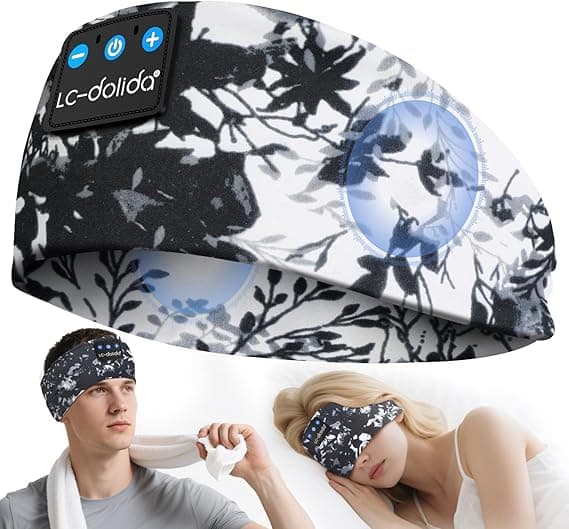 Detalle de LC-dolida Auriculares para Dormir Bluetooth 🎧 Regalo Hombre y Mujer