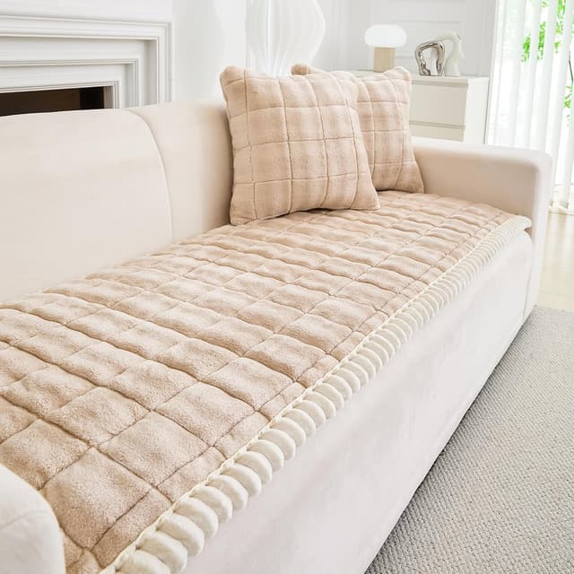 Thumbnail 6 de GKXLH housse de canapé en velours côtelé antidérapante pour 2, 3 ou 4 places (universelle) – modèle 70x120