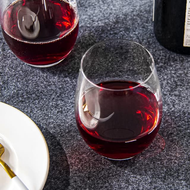 Thumbnail 5 de FAWLES 12-Piece Stemless Wine Glasses 🍷