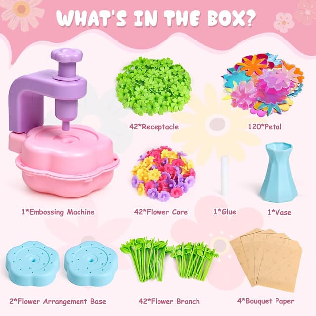 Detalle de Scvcid Fabric Bouquet Toy Set 120 Pieces