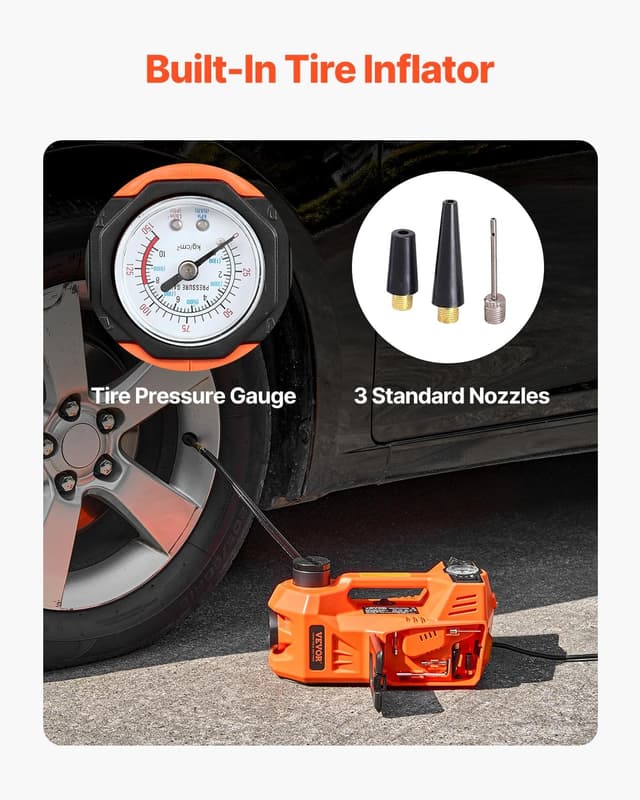 Detalle 2 de VEVOR elektrischer Wagenheber 5 t Set