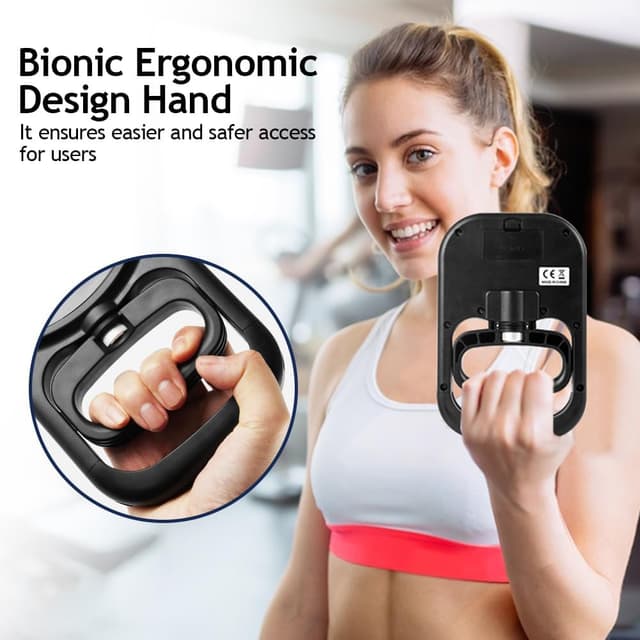 Detalle de OSDUE electronic grip strength meter 120 kg