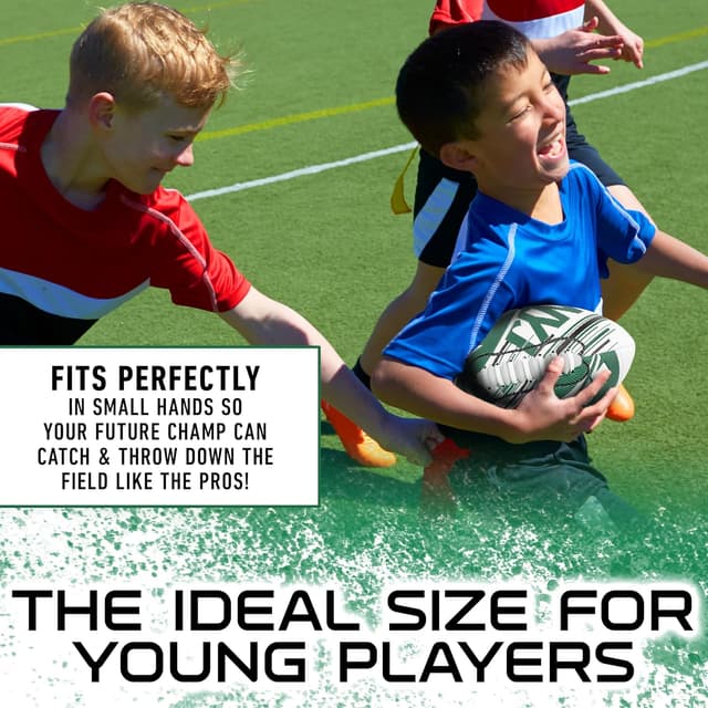 Detalle 2 de Franklin Sports NFL Team Mini Footballs (Youth 8.5") + Air Pump Set