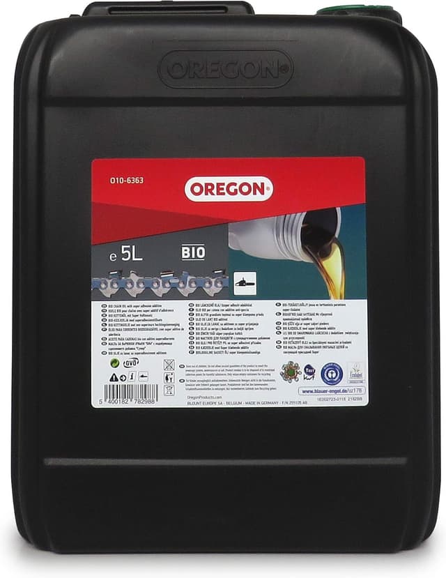 Detalle 2 de Oregon Bio-Kettenöl im 1-Liter-Kanister – biologisch abbaubares Schmiermittel für Motorsägen