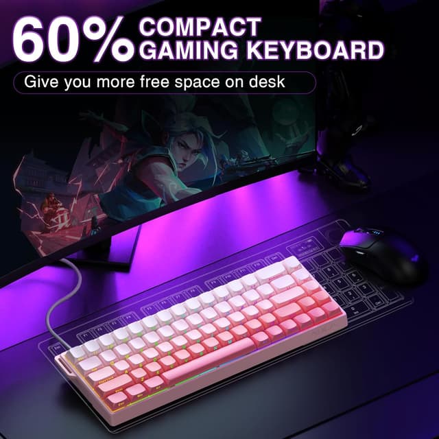 Thumbnail 6 de AULA WIN68 HE Hall Effect 8000Hz RGB keyboard