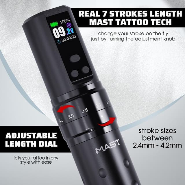 Detalle 2 de Mast Fold2 Pro Kabellose Tattoo Maschine Pen