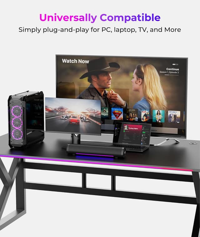 Thumbnail 2 de Auphyra Computer Speakers with RGB lighting