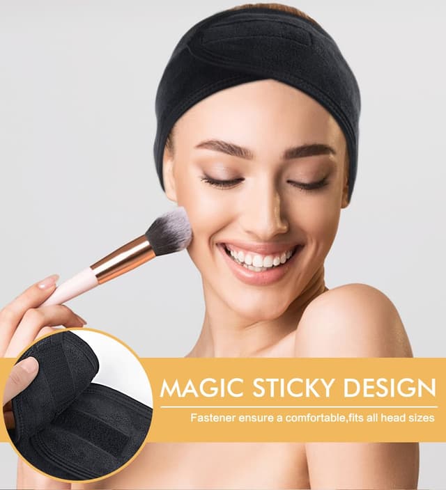 Detalle 2 de Sinland Haarband-Set für Make-up 3-teilig