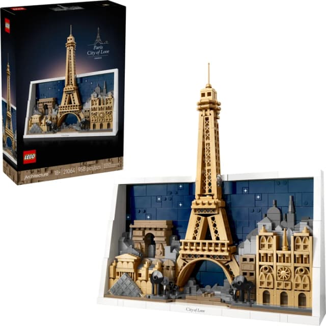 Detalle 2 de LEGO Architecture Paris - Stadt der Liebe 21064 958 Teile
