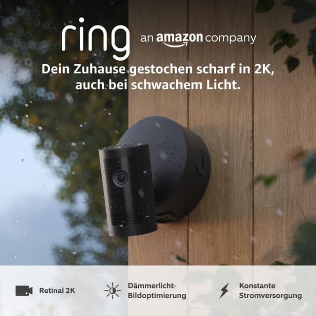 Thumbnail 6 de Ring Außenkamera Plus Akku (Outdoor Camera Plus) – kabellose 2K-Außenkamera mit Live-Video und Gegensprechfunktion