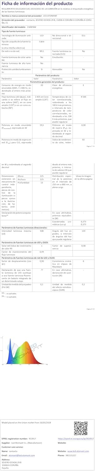 Thumbnail 11 de LED ATOMANT Pack 4x Downlight LED Extraplano Redondo