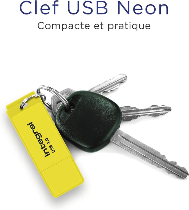 Detalle 1 de Integral 128GB Neon Jaune USB 3.2