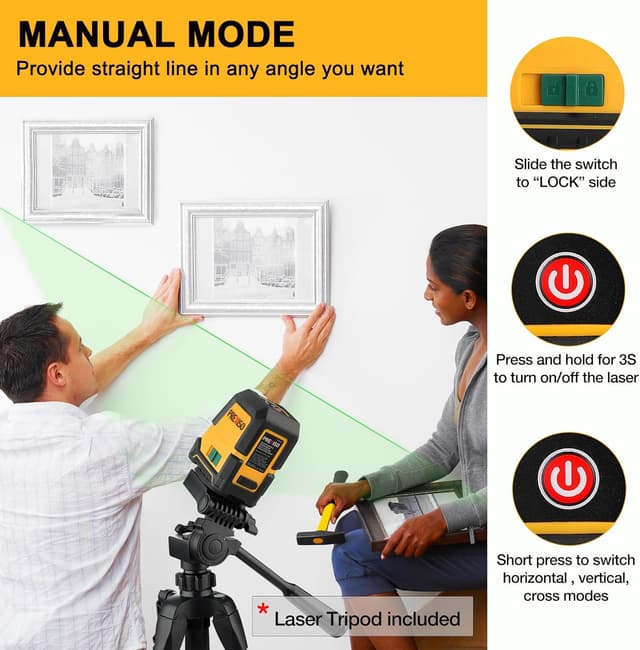 Detalle de Prexiso Laser Level 30 m with Tripod