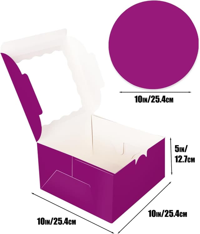 Thumbnail 4 de Gcardist Kuchenbox Tiefes Lila 25,4 cm