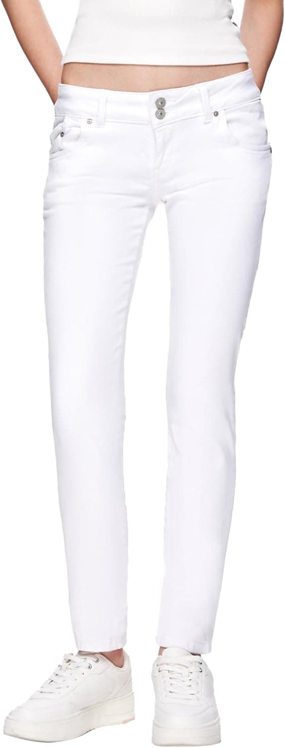Detalle 2 de LTB Molly 200 Damen Jeans White Light Wash