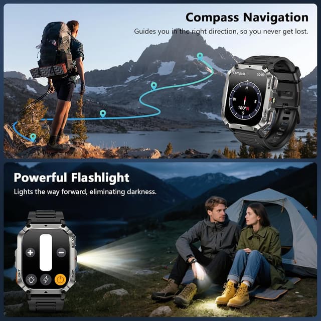 Detalle de Blackview Military Smart Watch 100-day battery