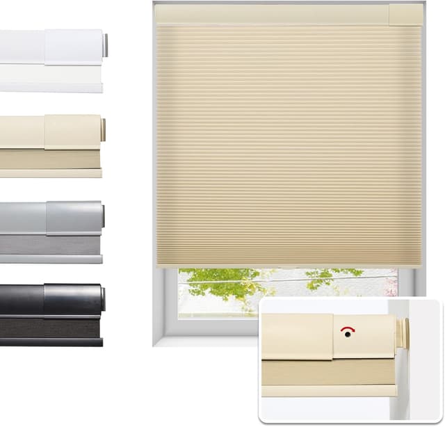 Detalle de Tonature No Drill Cellular Shades 35x64