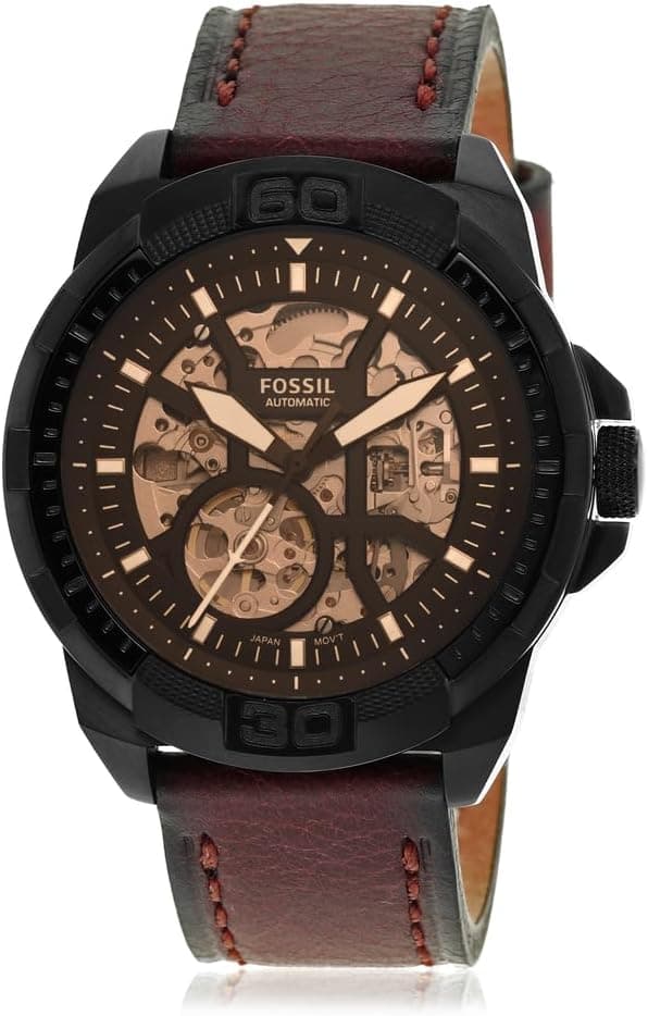 Detalle de Fossil ME3219 analógico color cacao