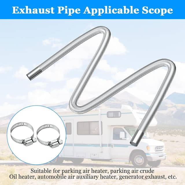 Thumbnail 5 de URAQT Abgasrohr Standheizung 200 cm