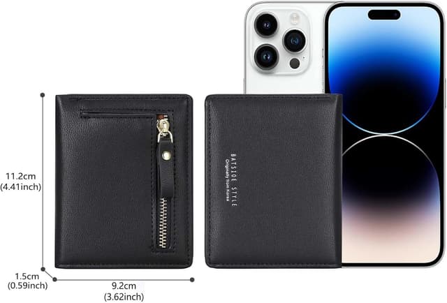 Detalle 2 de Kleine Geldbörse Damen mit 11,2 cm Leder