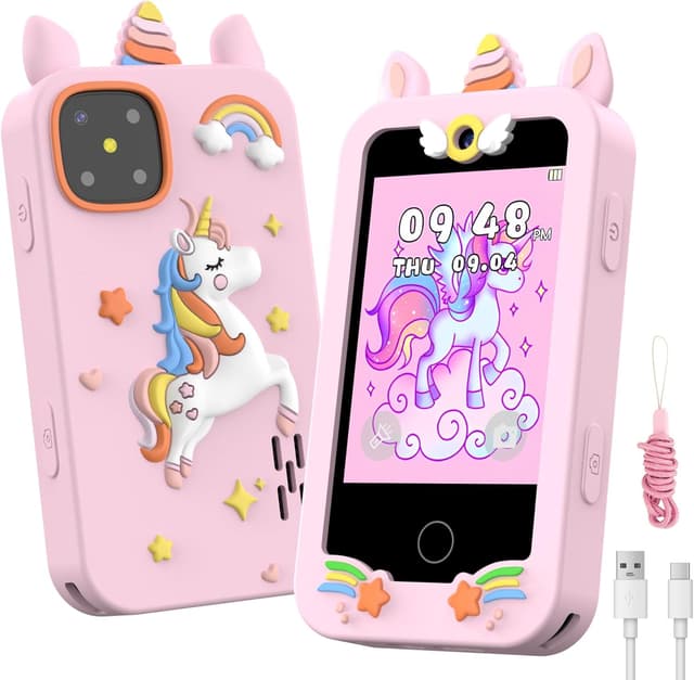 Imagen de Kids Smart Phone Mini Toddler Cell Phone for Girls en OfertitasTOP