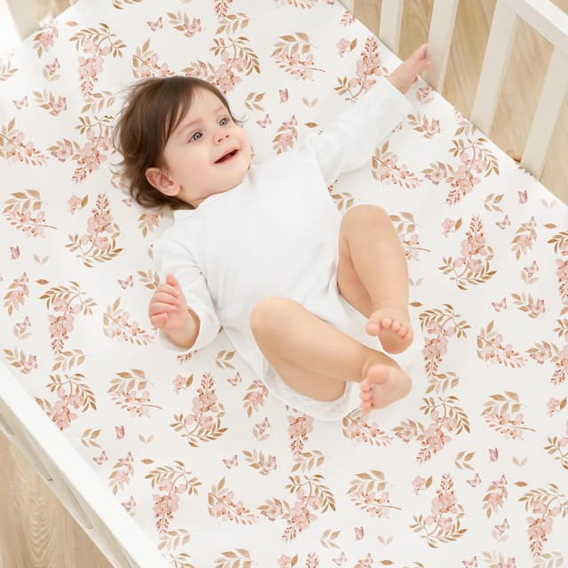 Detalle 1 de Next to Me cot sheets 140x70cm, 2 pack