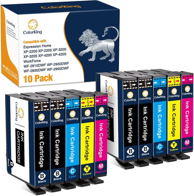 Detalle de ColorKing 604XL compatible ink cartridges (10 pack) for Epson 604 | XP Series & WorkForce