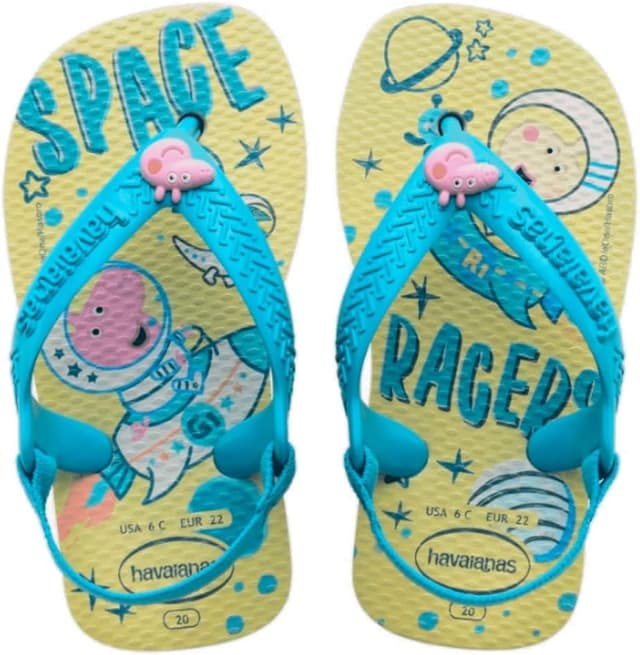 Detalle de Havaianas Baby Peppa Pig – tongs mixte bébé en synthétique avec semelle en gomme