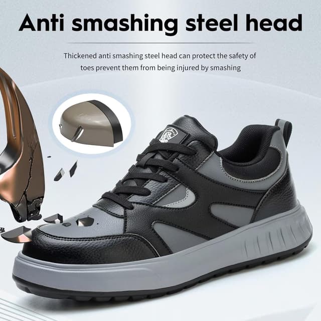 Detalle de Scarpe antinfortunistiche uomo/donna leggere con punta in acciaio e suola antiforo in Kevlar