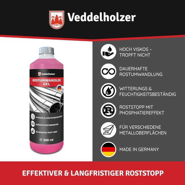 Thumbnail 1 de Veddelholzer Premium Rostumwandler Gel 500 ml