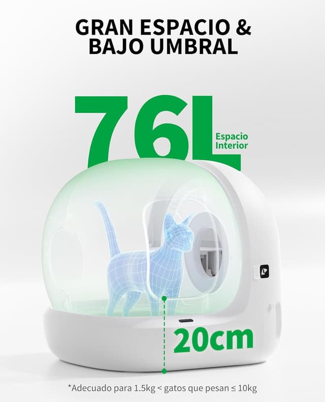 Thumbnail 1 de PETKIT Pura MAX 2 Arenero autolimpiable 76L