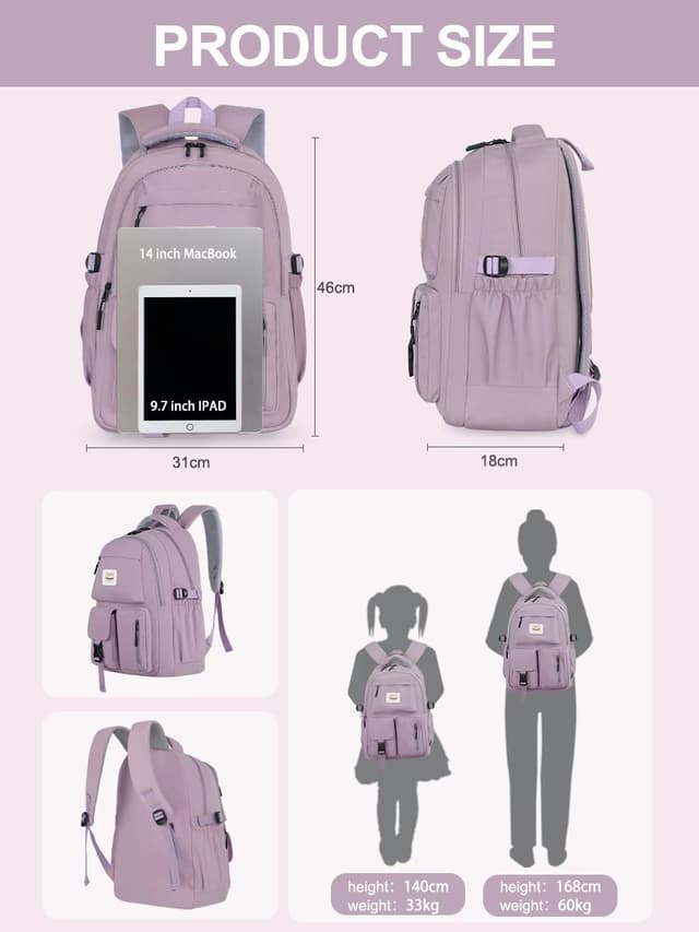 Detalle 1 de Fioretto Schulrucksack mit 14-Zoll-Fach