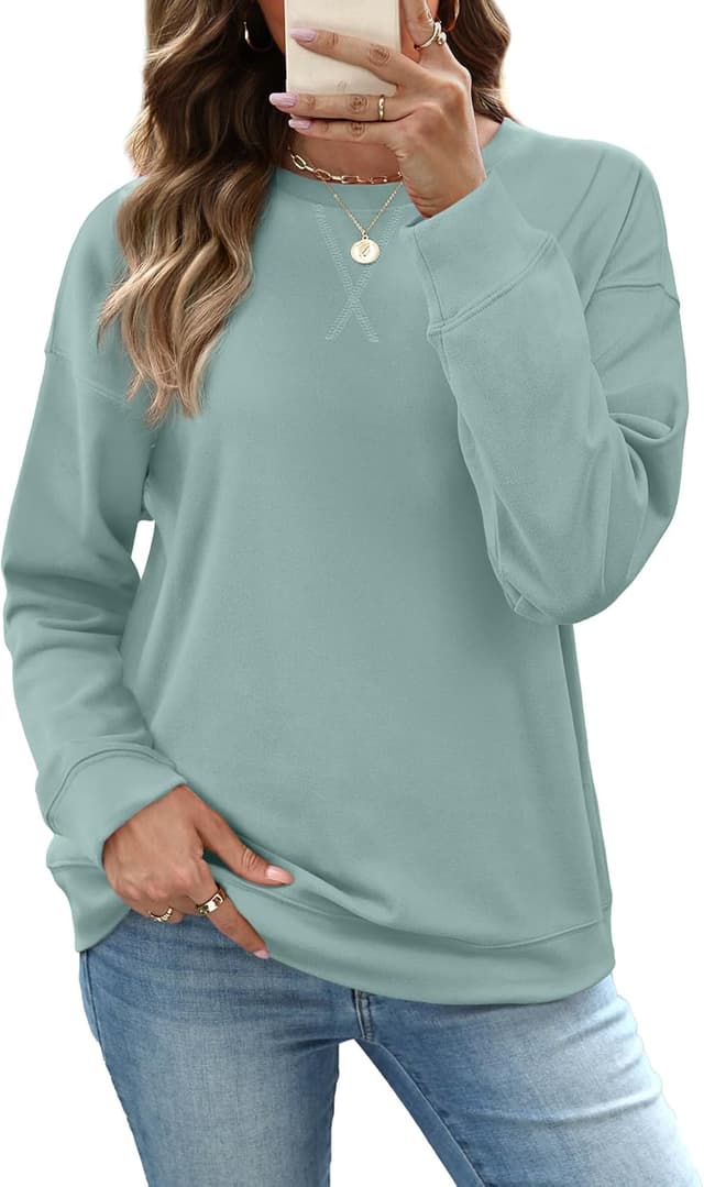 Detalle de RUMIA Women's Crew Neck Sweatshirt 2025