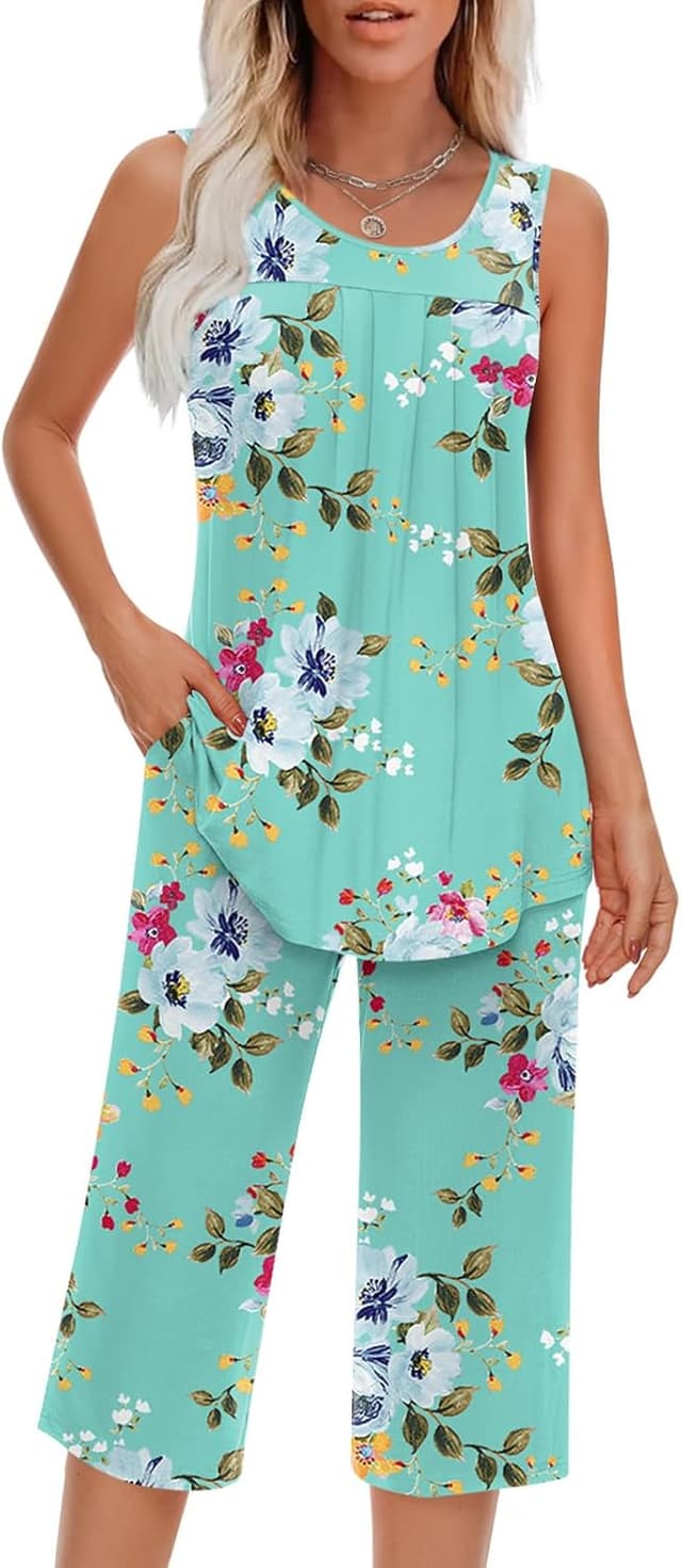 Detalle de Findsweet Women Pajamas Sets 95% rayon