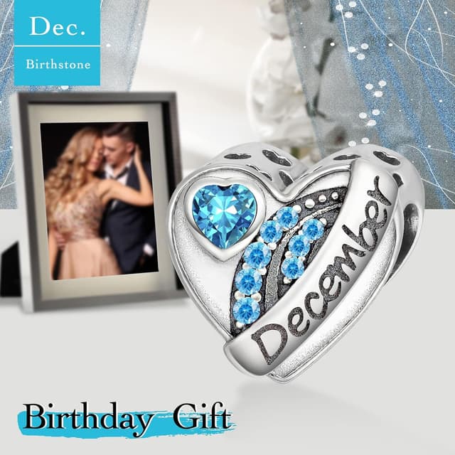 Detalle 2 de Qings birthstone charm with 11.7 mm