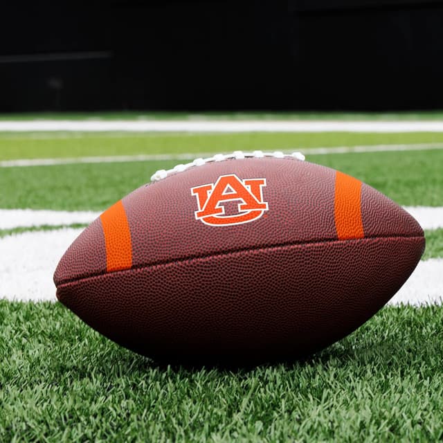 Detalle de Logo Brands NCAA Men’s Team Stripe Official Size Composite Football