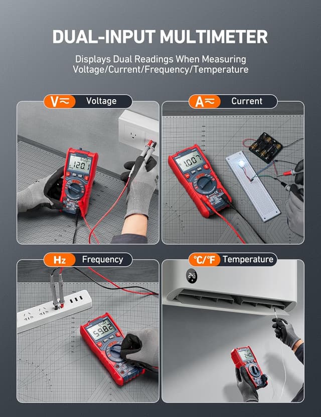 Thumbnail 2 de AstroAI M6K0R Multímetro 6000 Cuentas TRMS