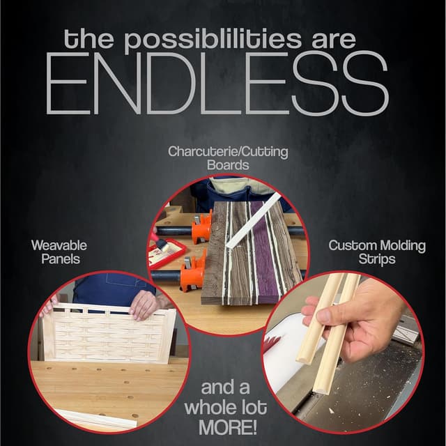 Thumbnail 2 de Peachtree Woodworking Thin Table Saw Template 3/4 x 3/8