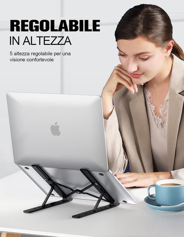 Thumbnail 1 de Babacom Supporto PC Portatile 5 livelli